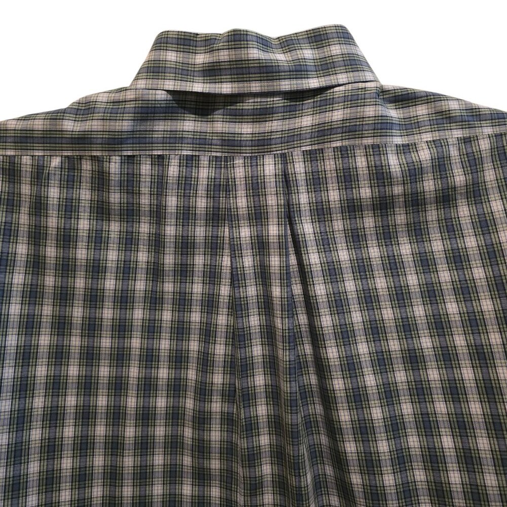 Brooks Brothers Mens Plaid Shirt XL Short Sleeve Cotton Button Down Casual - Picture 6 of 8